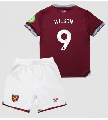 West Ham United Callum Wilson #9 Prima Maglia Bambino 2025-26 Manica Corta (+ Pantaloni corti)
